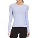 MathCat Seamless Long Sleeve Workout Tops with Thumb Holes