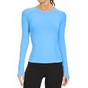 MathCat Seamless Long Sleeve Workout Tops with Thumb Holes
