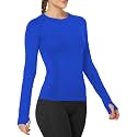 MathCat Seamless Long Sleeve Workout Tops with Thumb Holes