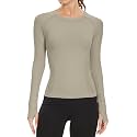 MathCat Seamless Long Sleeve Workout Tops with Thumb Holes
