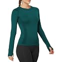 MathCat Seamless Long Sleeve Workout Tops with Thumb Holes