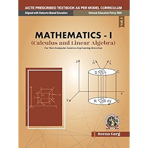mathematics i calculus and linear algebra for non computer science engineering branches  aicte prescribed textbook english book code ug011en