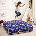 Matini Home Sensory Crash Pad - Non Slip Bottom, Soft Fabric Sensory Pads, Landing Mat for Jumping, Relaxing &amp; Play - 48" x 72", Cars