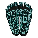 Mato &amp; Hash 5-Toe Exercise Barefoot Feel Yoga Socks With Full Grip