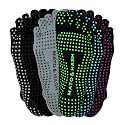 Mato &amp; Hash 5-Toe Exercise Barefoot Feel Yoga Socks With Full Grip