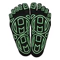 Mato &amp; Hash 5-Toe Exercise Barefoot Feel Yoga Socks With Full Grip