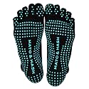 Mato &amp; Hash 5-Toe Exercise Barefoot Feel Yoga Socks With Full Grip