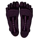 Mato & Hash 5-Toe Exercise Barefoot Feel Yoga Socks With Full Grip