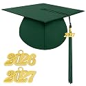 Unisex Matte Graduation Cap 2026 2027 Tassel for High School