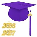 Unisex Matte Graduation Cap 2026 2027 Tassel for High School