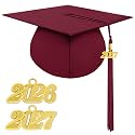 Unisex Matte Graduation Cap 2026 2027 Tassel for High School