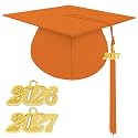 Unisex Matte Graduation Cap 2026 2027 Tassel for High School
