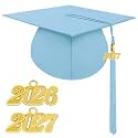Unisex Matte Graduation Cap 2026 2027 Tassel for High School