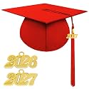 Unisex Matte Graduation Cap 2026 2027 Tassel for High School