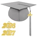 Unisex Matte Graduation Cap 2026 2027 Tassel for High School