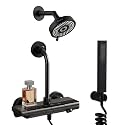 Matte Black 3 in 1 Wall Mixer