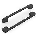 Matte Black Cabinet Pulls and Handles, 7.5 Inch, 10 Pack