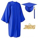 Matte Graduation Cap and Gown Set 2026 for High School and College