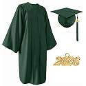 Matte Graduation Cap and Gown Set 2026 for High School and College