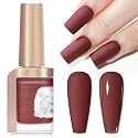 Matte Nail Polish, Red Quick Dry Nail Lacquer