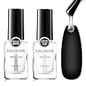 Matte Top Coat and Clear Base Coat Fall Winter Nail Polish
