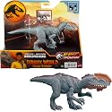 Mattel Jurassic World Strike Attack Dinosaur Toy with Single-Strike Action & Movable Joints, Monolophosaurus Action Figure Includes Digital Play