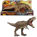 Mattel Jurassic World T. rex Dinosaur Toy with Sound & Movement, All-Out Attack Tyrannosaurus Rex Action Figure with Rampage Attack, Plus Digital Play