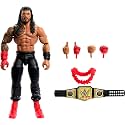 Mattel WWE Elite Action Figure & Accessories, Series #110 Roman Reigns 6-inch Collectible with 25 Articulation Points & Swappable Hands