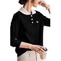 Matty Women s Polo T-ShirtLong Sleeve Casual