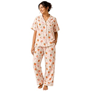 MAU ANUBE Womens Cotton Korean 2pc Night