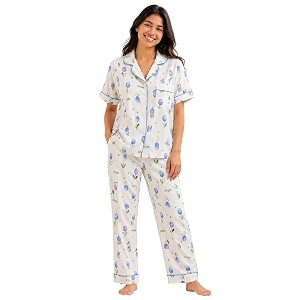 MAU ANUBE Womens Cotton Korean 2pc Night