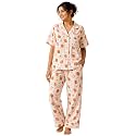 MAU ANUBE Women39s Cotton Korean 2pc Night