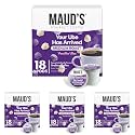 Maud's Vanilla Ube Flavored Medium Roast Coffee Pods, 18 Count (Pack of 4)