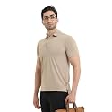 Mauve Mens Smart Stretch Polo Comfortable