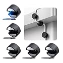 Maveek Magnetic Cable Holder, 5 Cable Clips for Desk Cord Management, Black