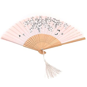 folding hand fan durable bamboo fan for stage performances for daily use for performances2