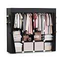 Mavivegue Clothes Organizer with 4 Hanging Rods