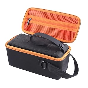 mavro hard carry case cover compatible with marshall middleton  jbl pulse 5  sony srs-xe300 orange