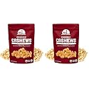 Mavuno Harvest Organic Direct Trade Premium Whole Cashews, Dry Roasted Cashews, 1 Pound (Pack of 2)