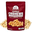 Mavuno Harvest Organic Roasted Cashews | Dry Roasted Whole Cashew Nuts | Vegan, Non GMO Healthy Snacks for Kids and Adults | Office Friendly Work Snack | 1 Pound Resealable Bag