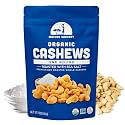 Mavuno Harvest Organic Roasted Cashews with Sea Salt | Dry Roasted Whole Cashew Nuts | Vegan, Non GMO Healthy Snacks for Kids and Adults | Office Friendly Work Snack | 16 Ounce, Pack of 1