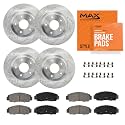 Max Advanced Brakes Front &amp; Rear Brake Kit For Ford Mustang