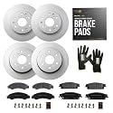 Max Advanced Brakes Front &amp; Rear Brake Kit For Chevrolet Silverado 1500