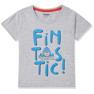 Max Baby-Boys Graphic Regular Fit Tshirt
