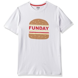 max Boys Graphic Printed Regular Fit T-Shirt