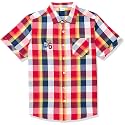 Max Boy's Checked Half Sleeves Regular Fit Casual Shirt