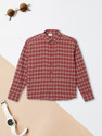 MAX Boys Checkered Casual Red Shirt