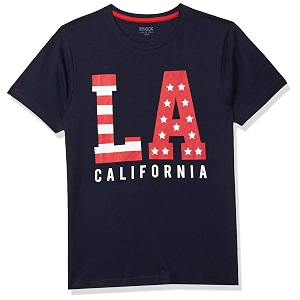 Max Boys Printed Crew Neck T-Shirt