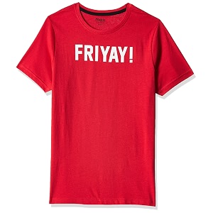 Max Boys Pure Cotton Typographic Printed Knit