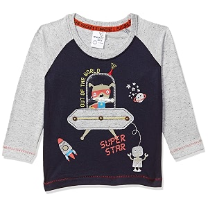 Max Boys Typographic Print Crew Neck T-Shirt